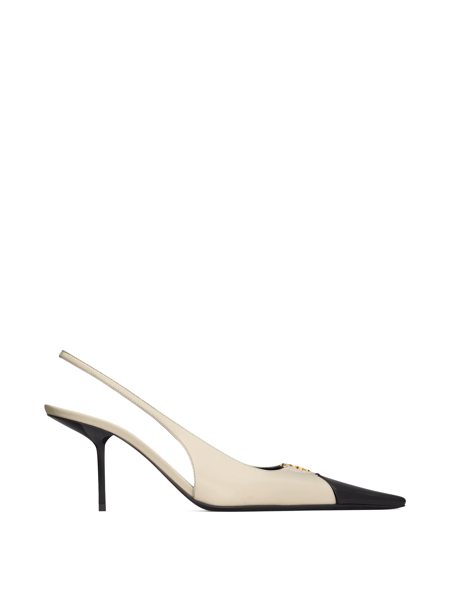 Smooth Leather Babylone Breteuil Slingback Pumps