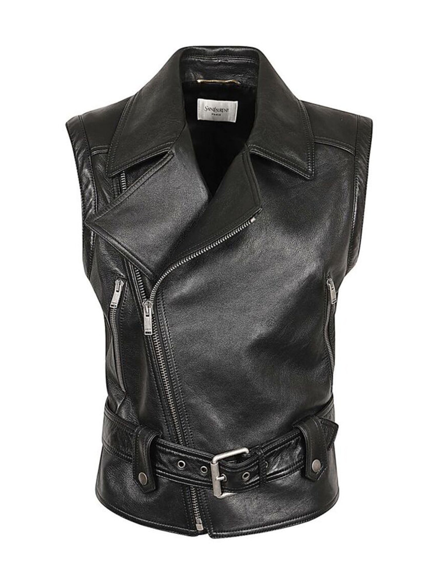 Leather Biker Vest