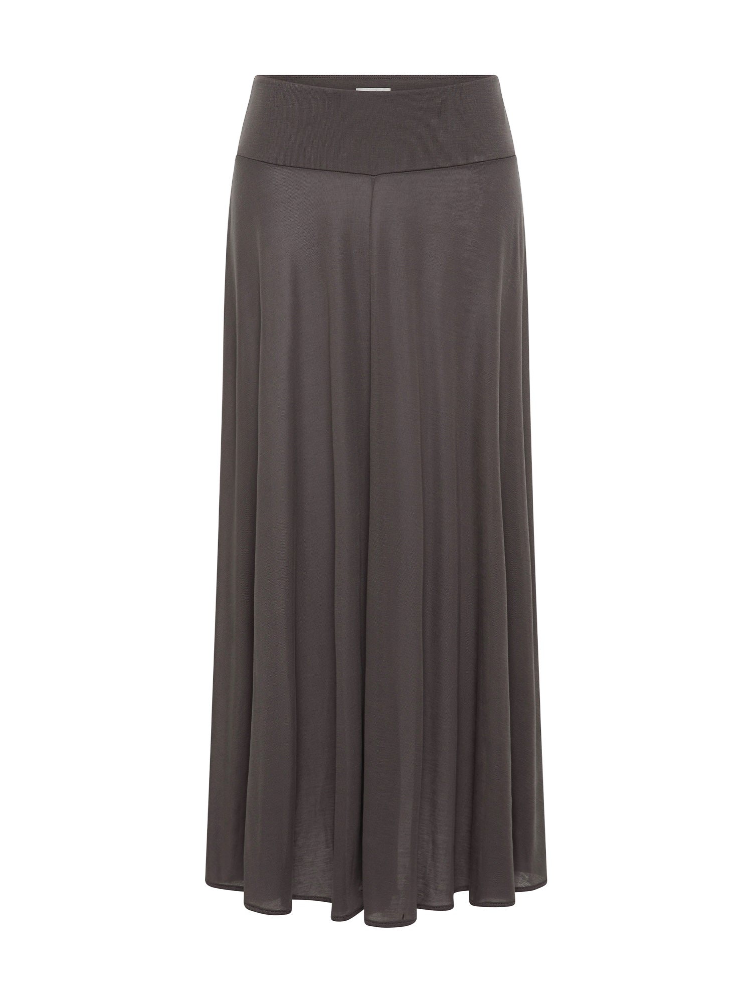 Fluid Jersey Midi Skirt