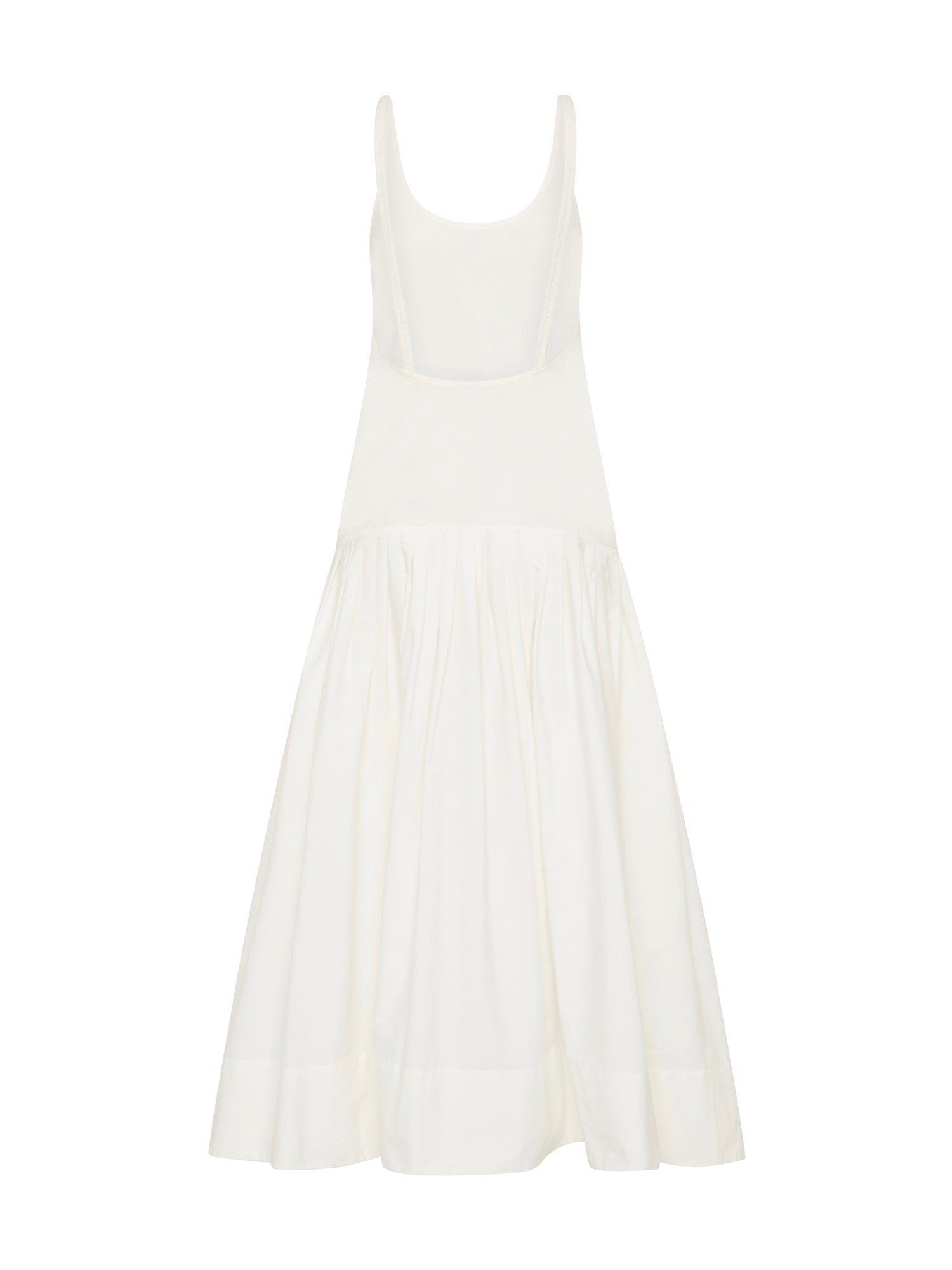 Relaxed Pleat Maxi Dress