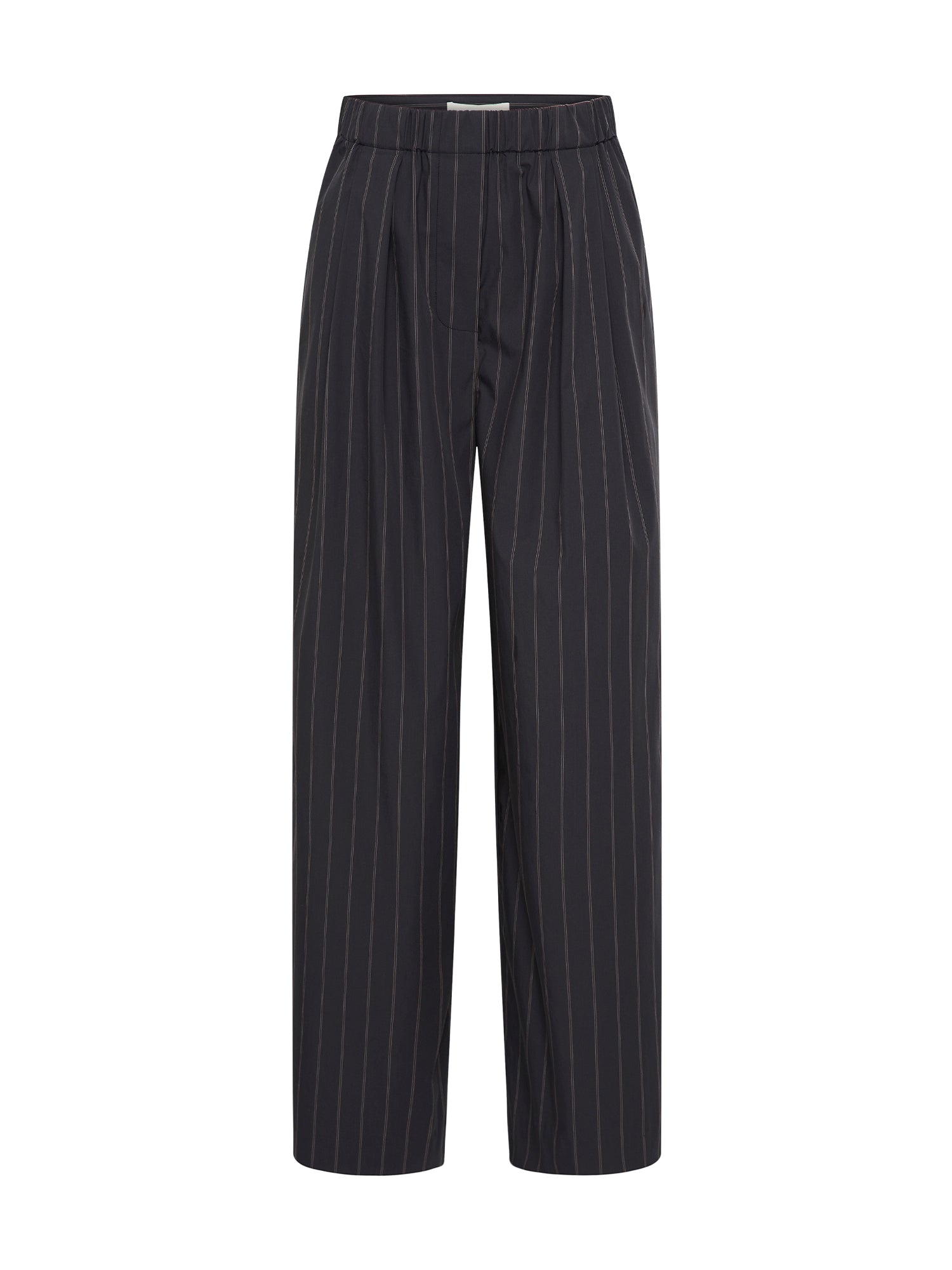 Striped Relaxed Pleat Pants