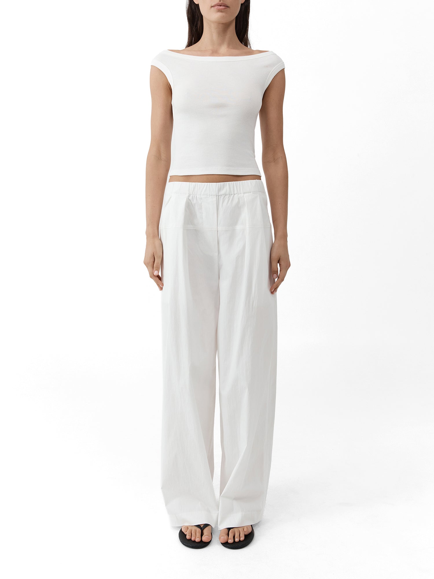Relaxed Pleat Pants