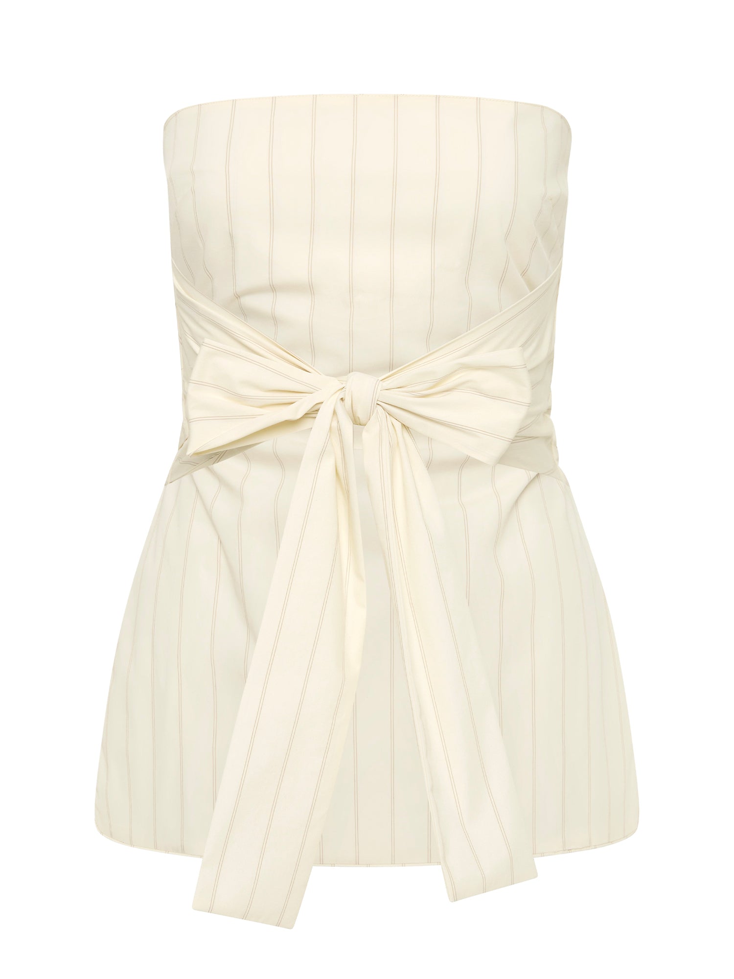Strapless Tie Back Top