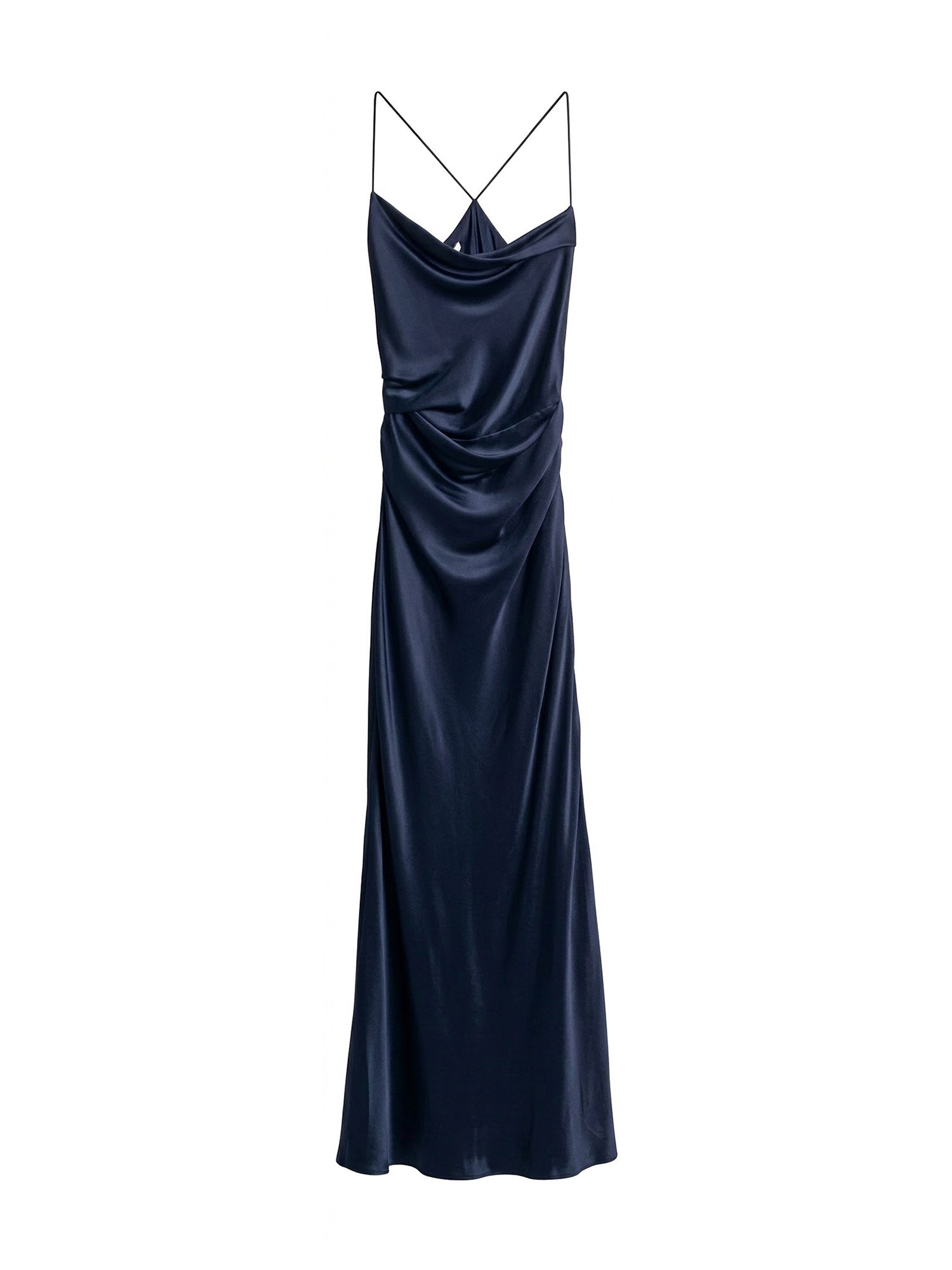 Cowl Bias Silk Gown