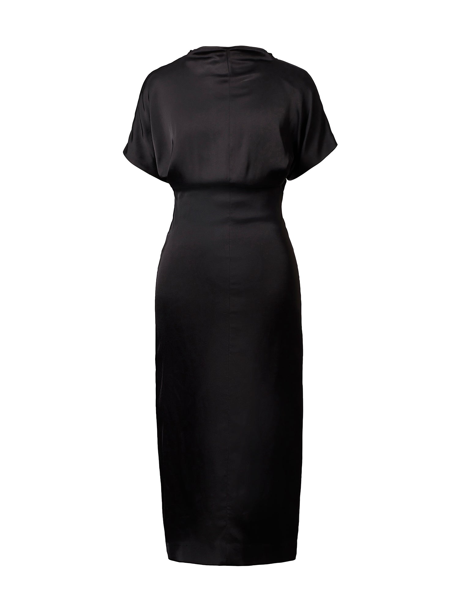Aker Backless Satin Midi Dress