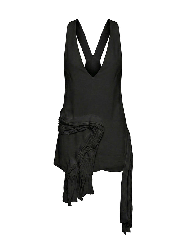 Bebe Satin Racerback Top