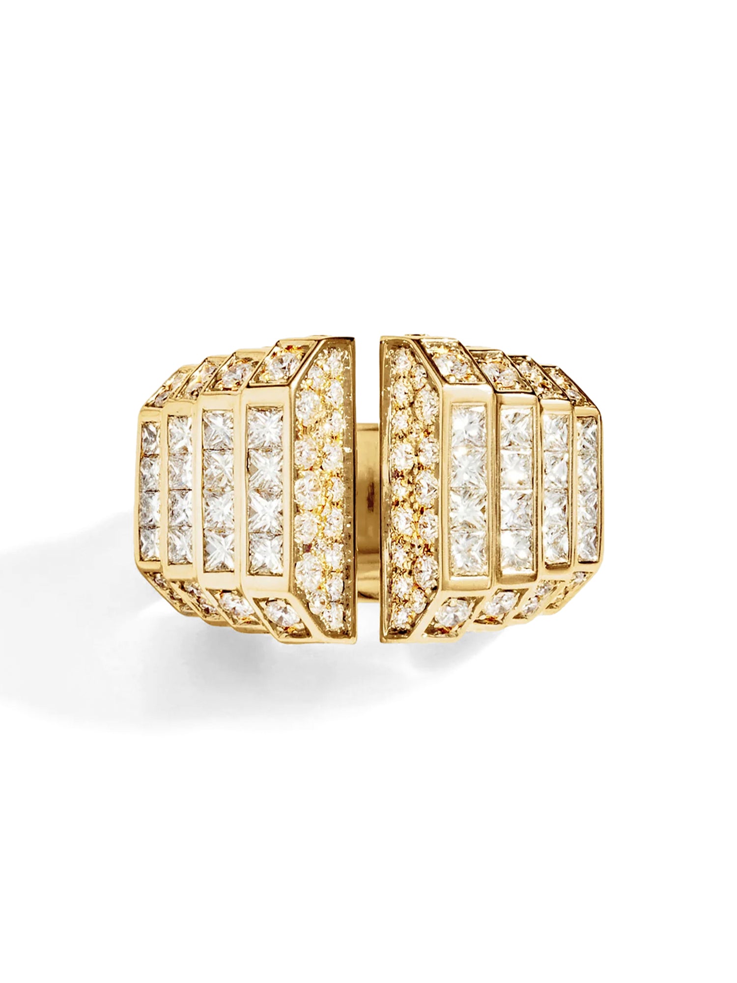 Yellow Gold and Diamond Meaningful Ring