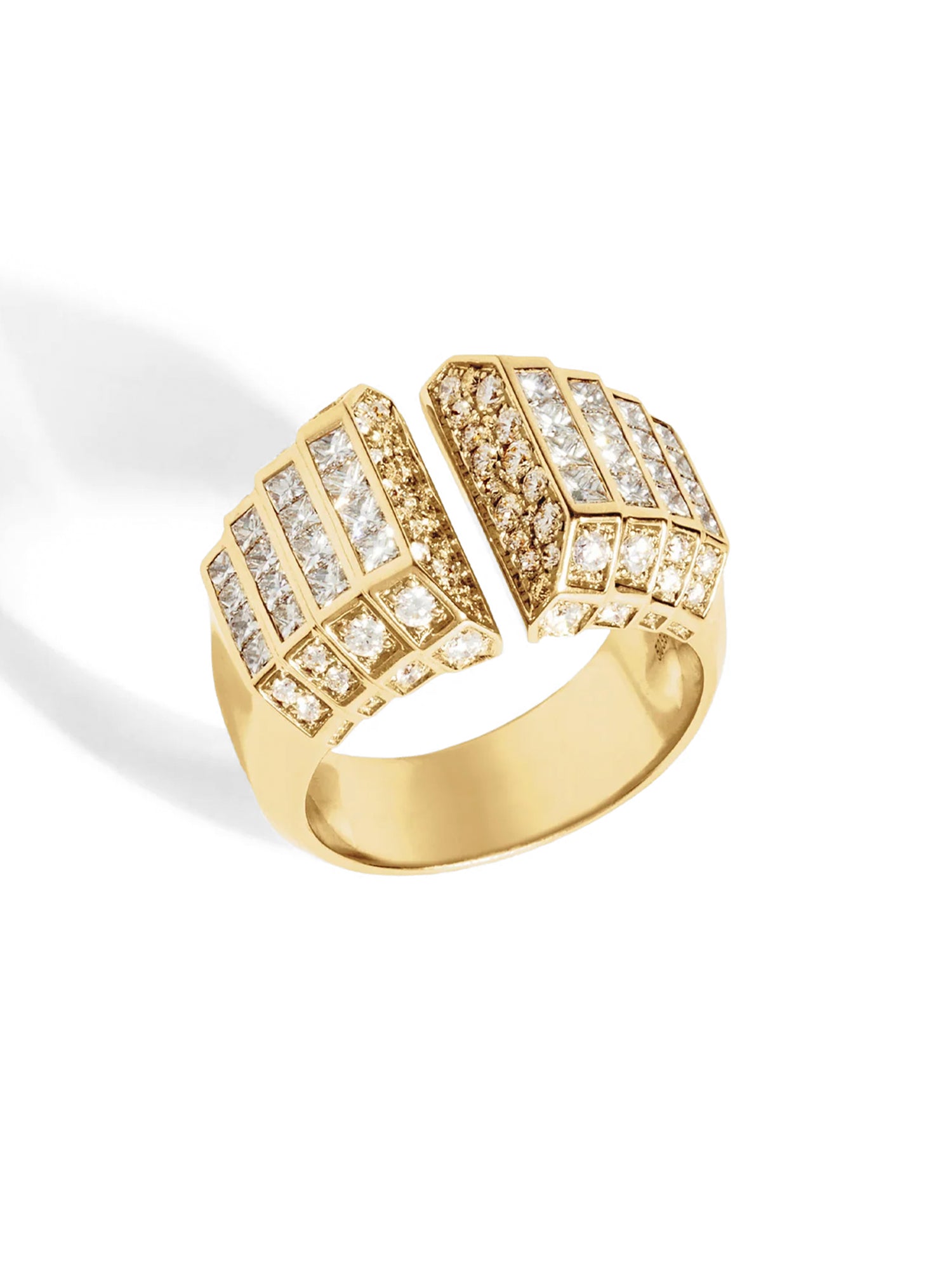 Yellow Gold and Diamond Meaningful Ring