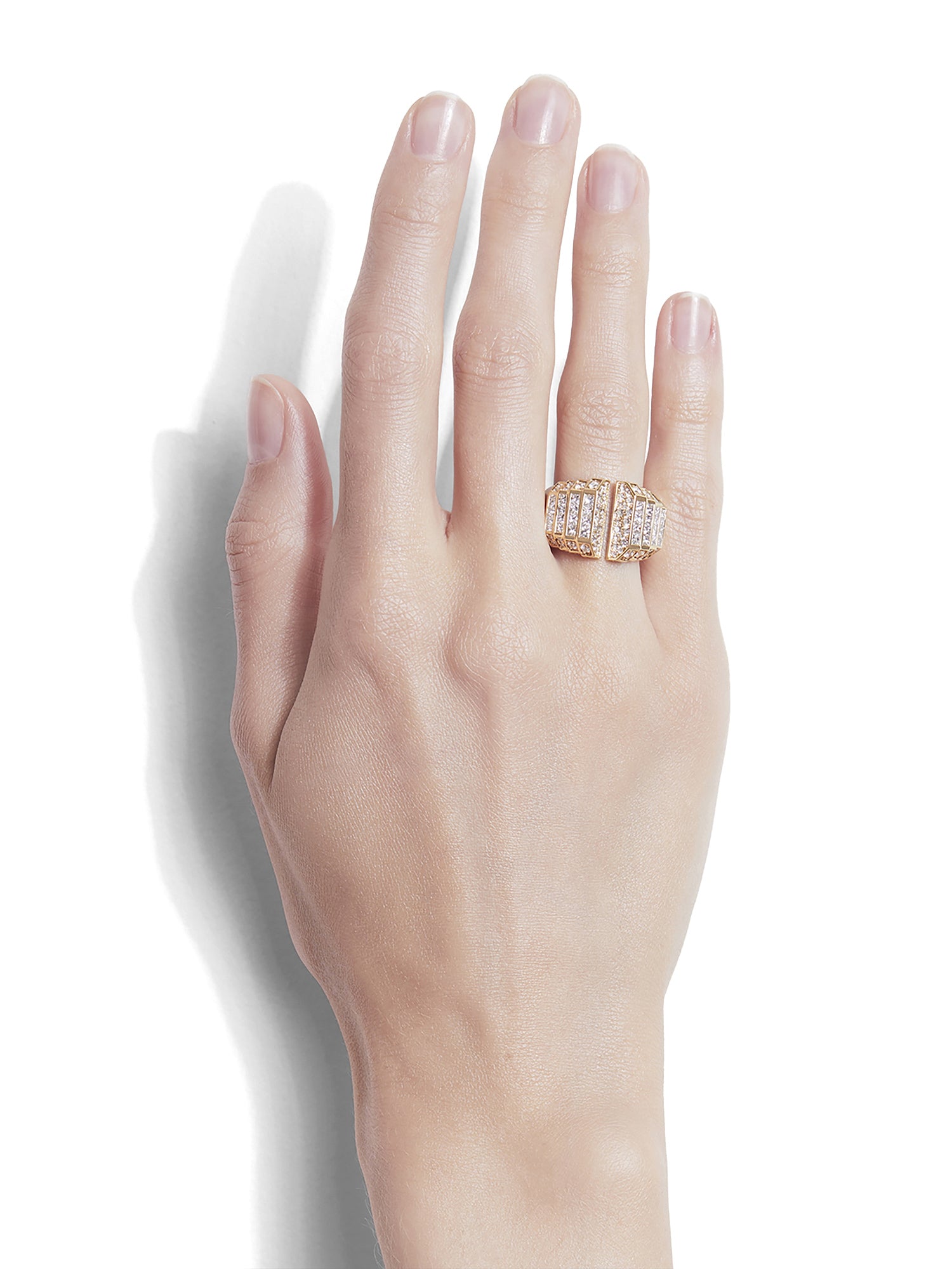 Yellow Gold and Diamond Meaningful Ring