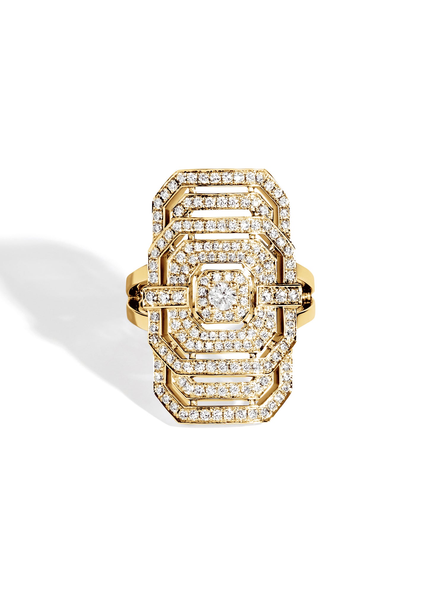 Yellow Gold and Diamond My Way Ring