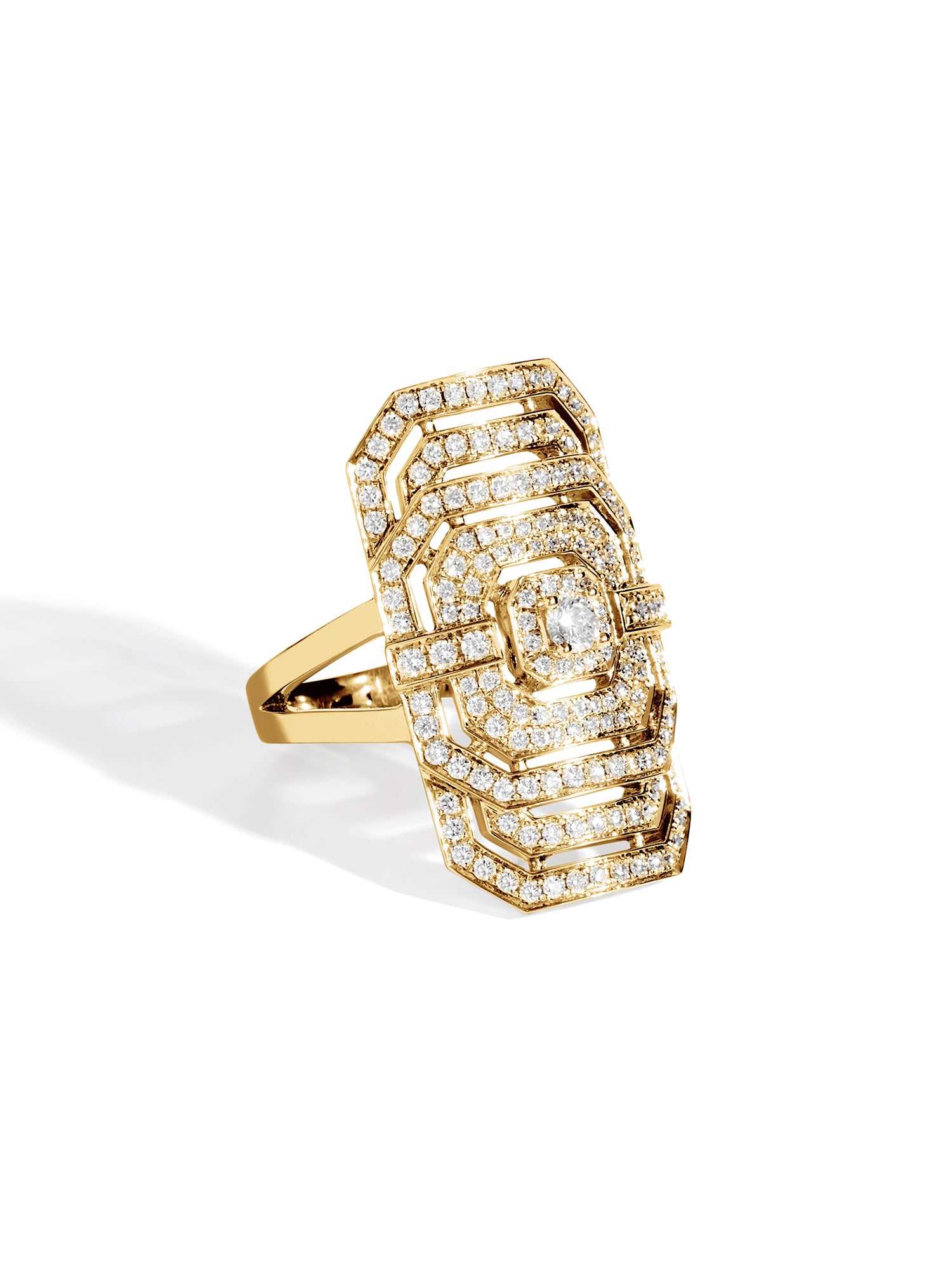 Yellow Gold and Diamond My Way Ring