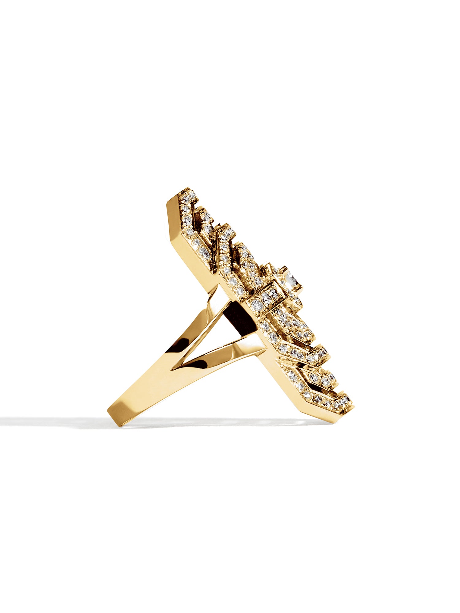 Yellow Gold and Diamond My Way Ring
