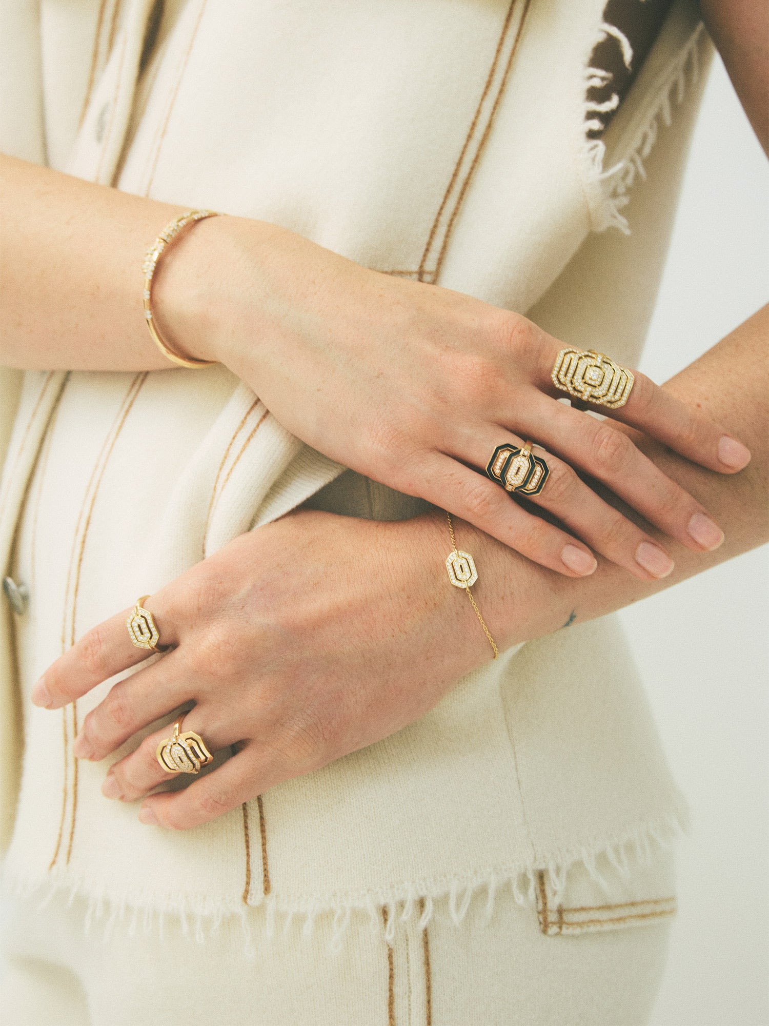 Yellow Gold and Diamond My Way Ring