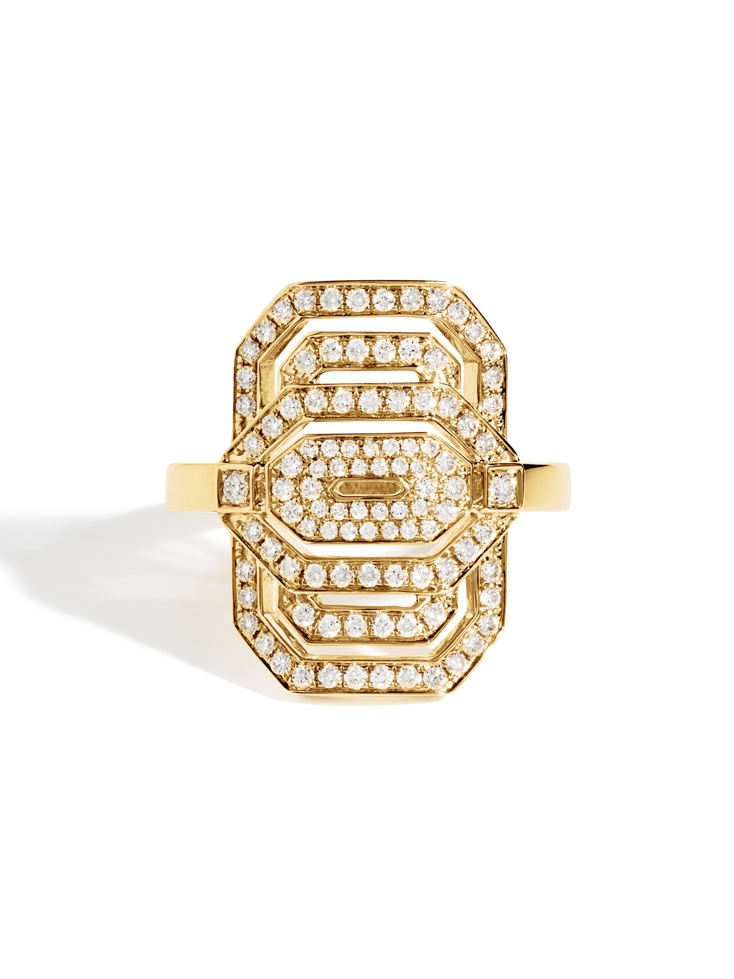 Yellow Gold and Diamond Petite My Way Ring