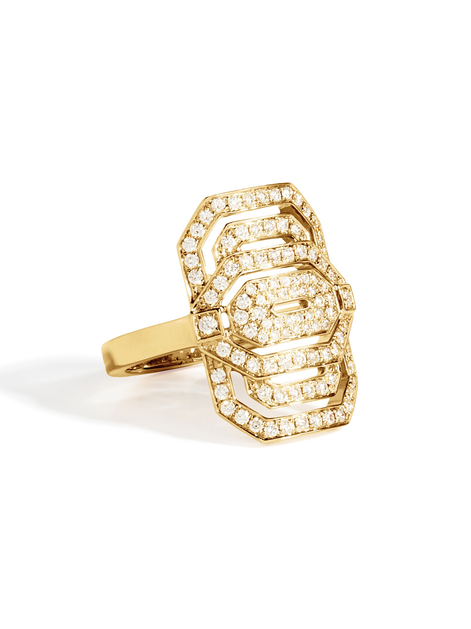 Yellow Gold and Diamond Petite My Way Ring