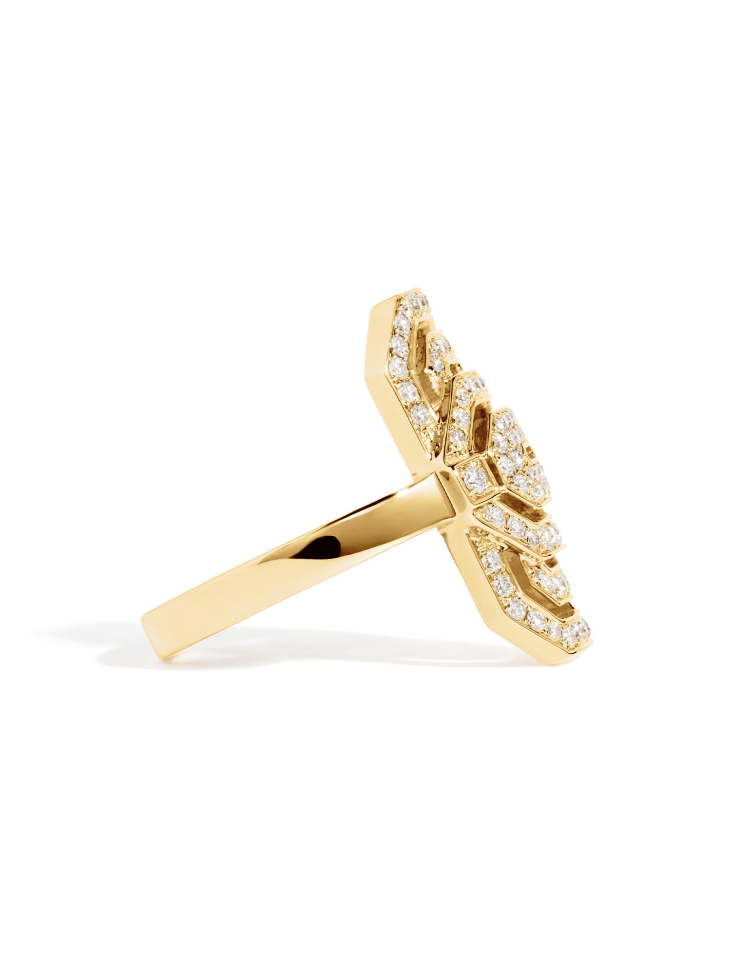 Yellow Gold and Diamond Petite My Way Ring