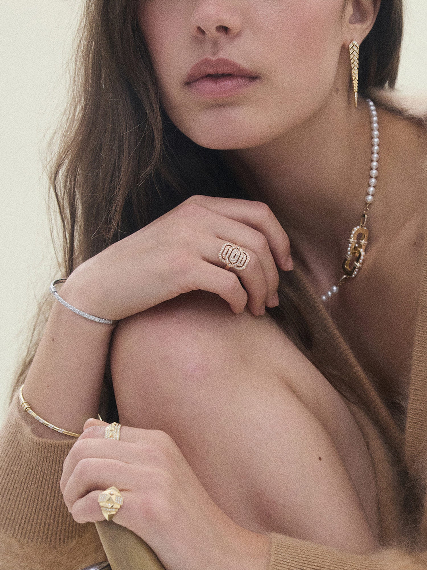 Yellow Gold and Diamond Petite My Way Ring