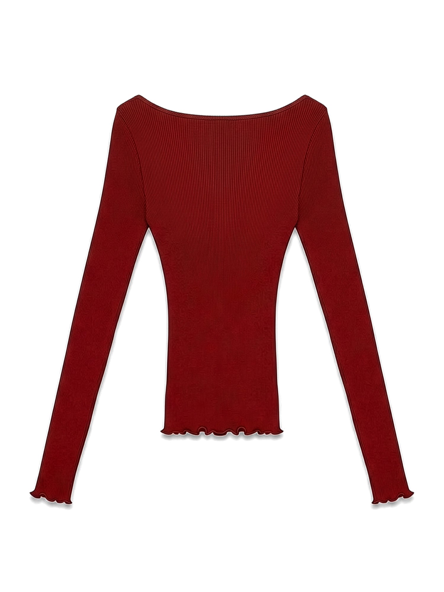 Lace-Trimmed Silk Top
