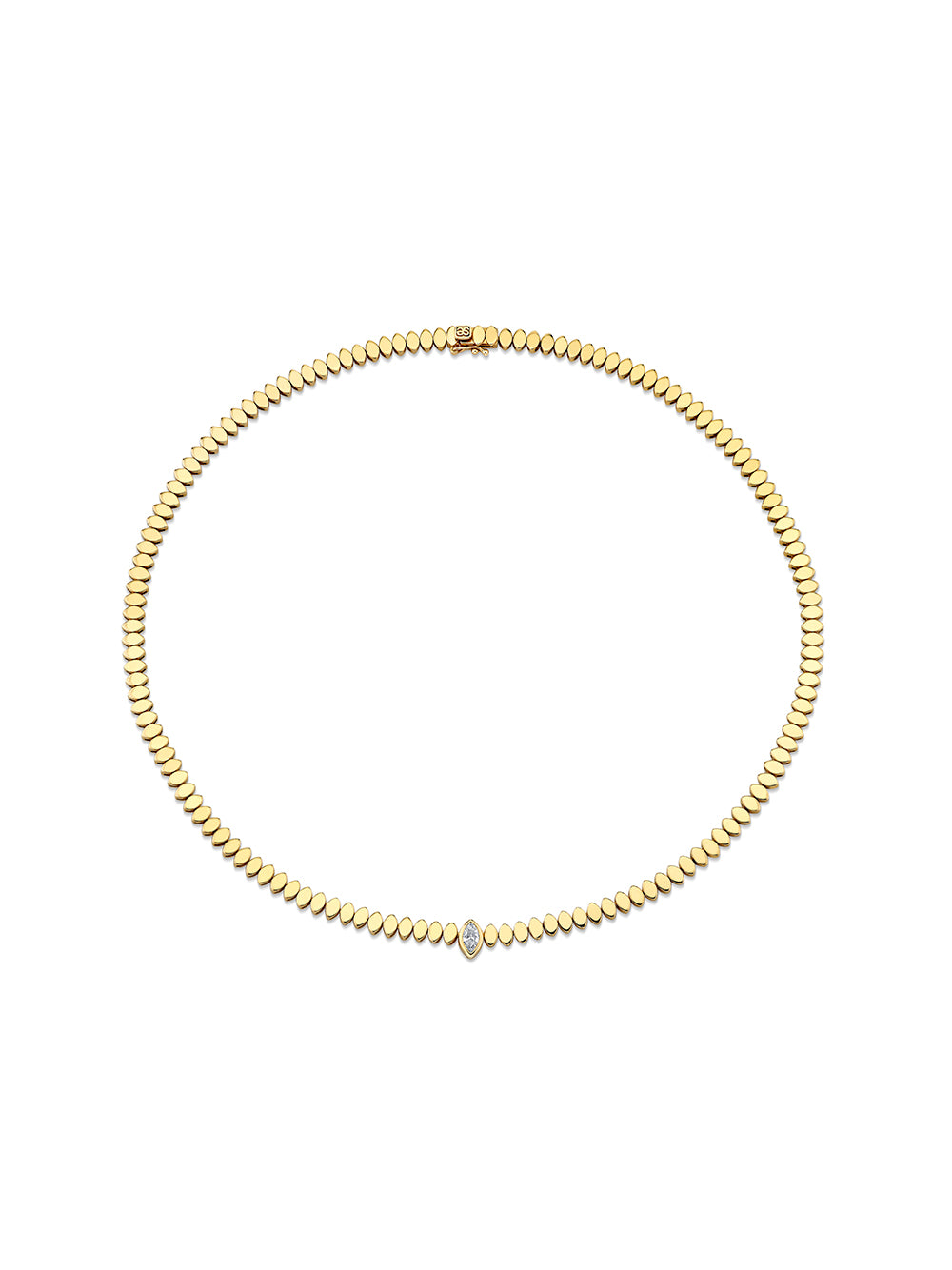 Center Marquise Diamond Necklace