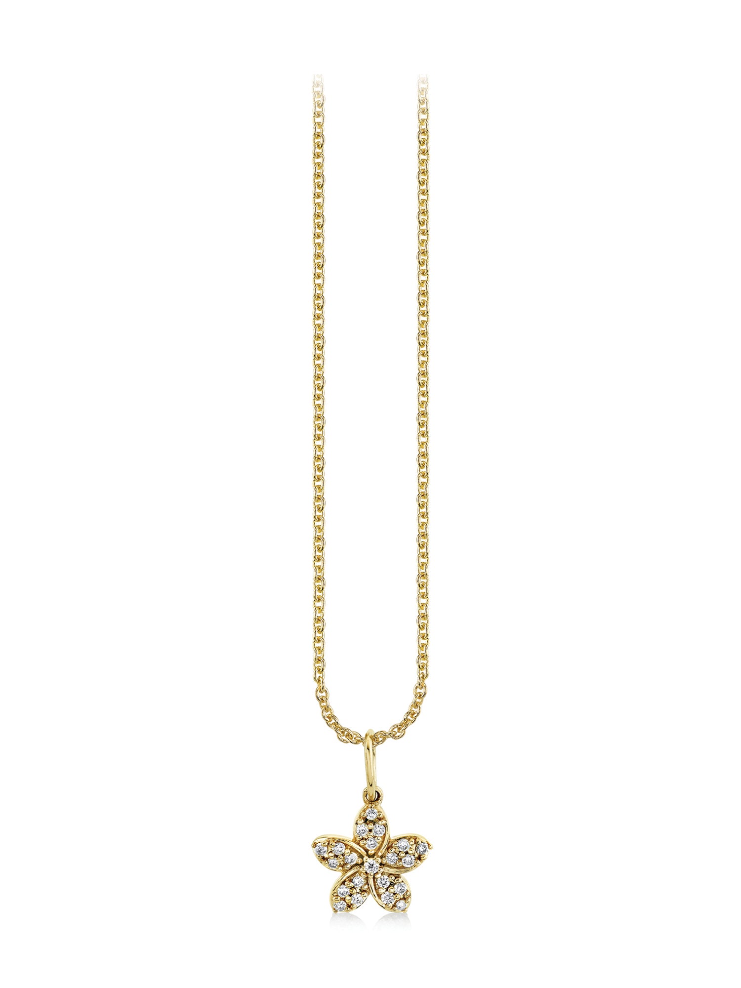 Plumeria Charm Necklace