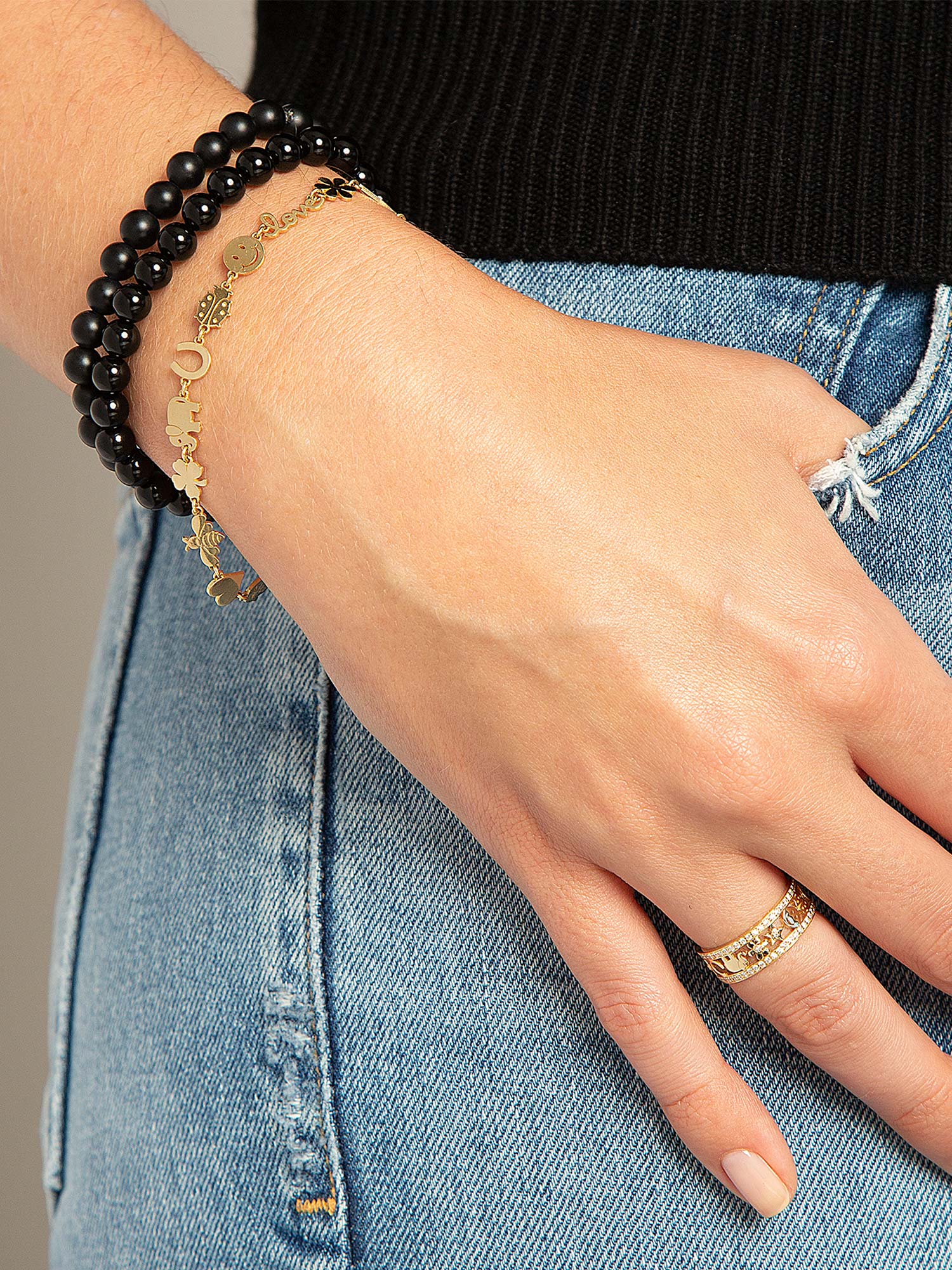 Tiny Pure Link Anniversary Bracelet
