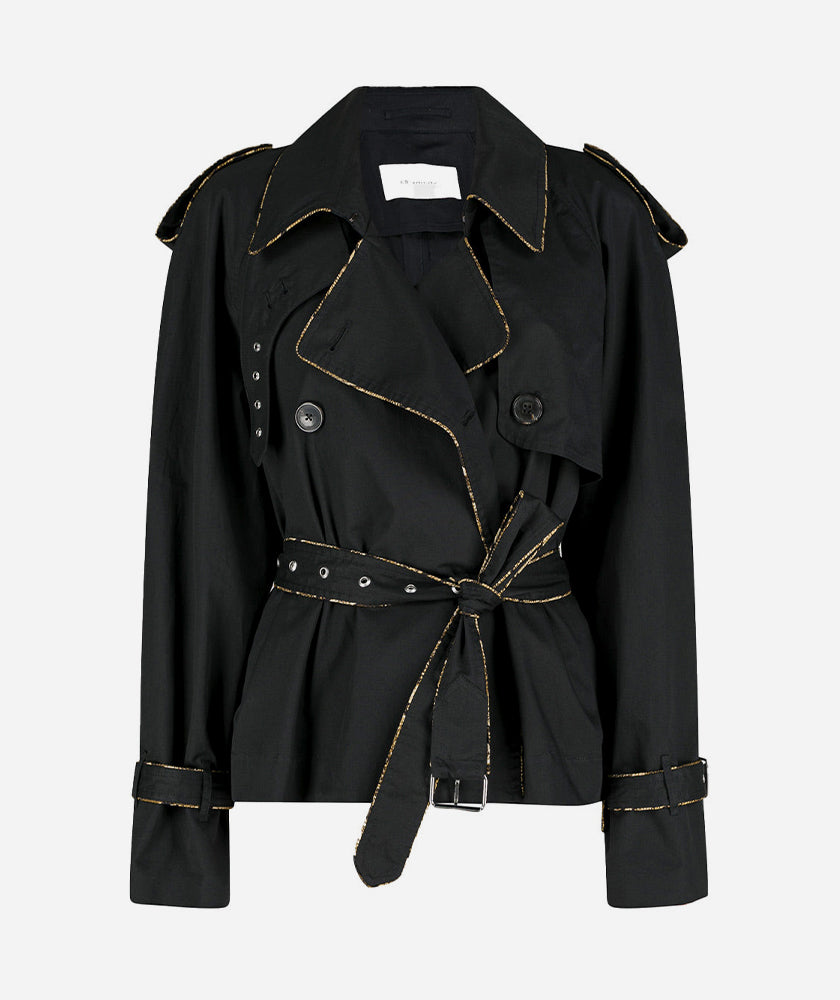 【新品未使用】sacai WOMEN Grosgrain Mix Blouson 新品未使用】sacai WOMEN Grosgrain Mix Blouson