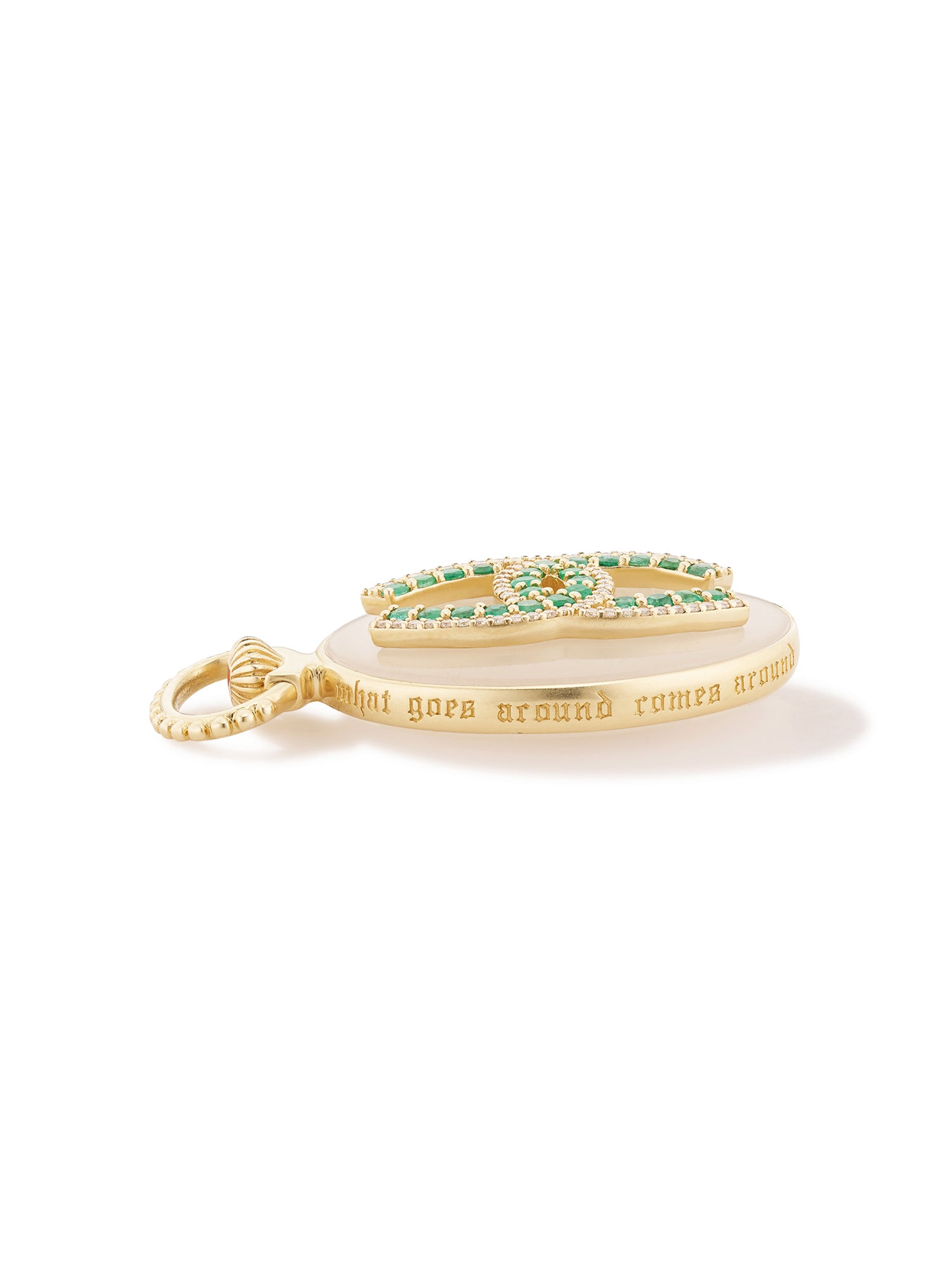 The Karma Vault in White Jasper on Box Lite Chain