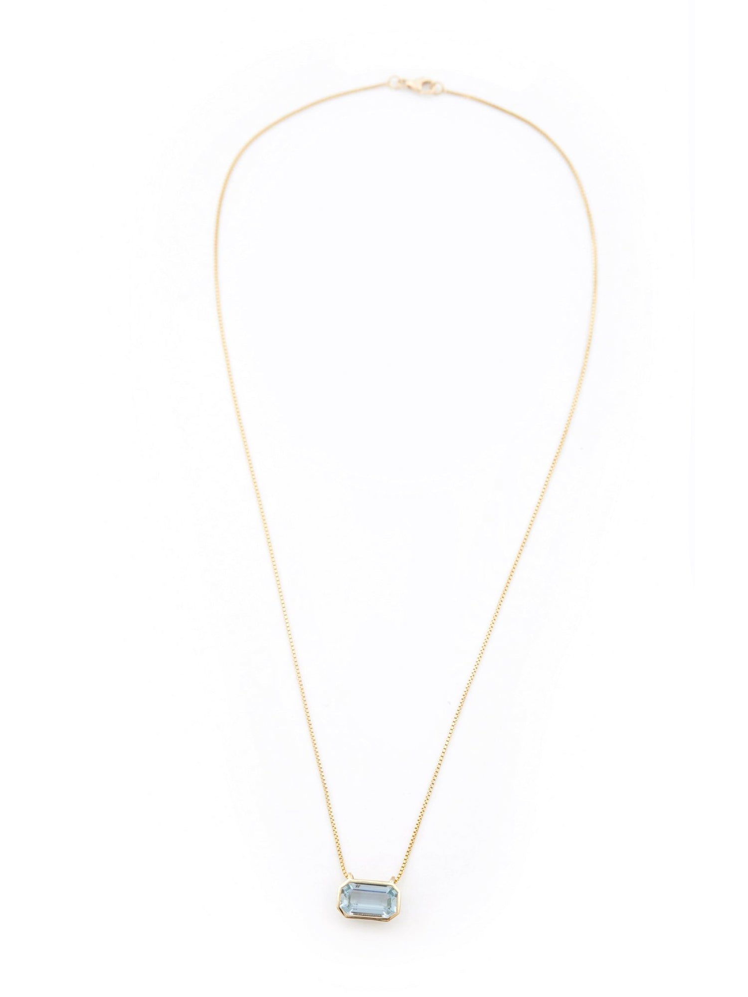 Aquamarine Nouveau Necklace