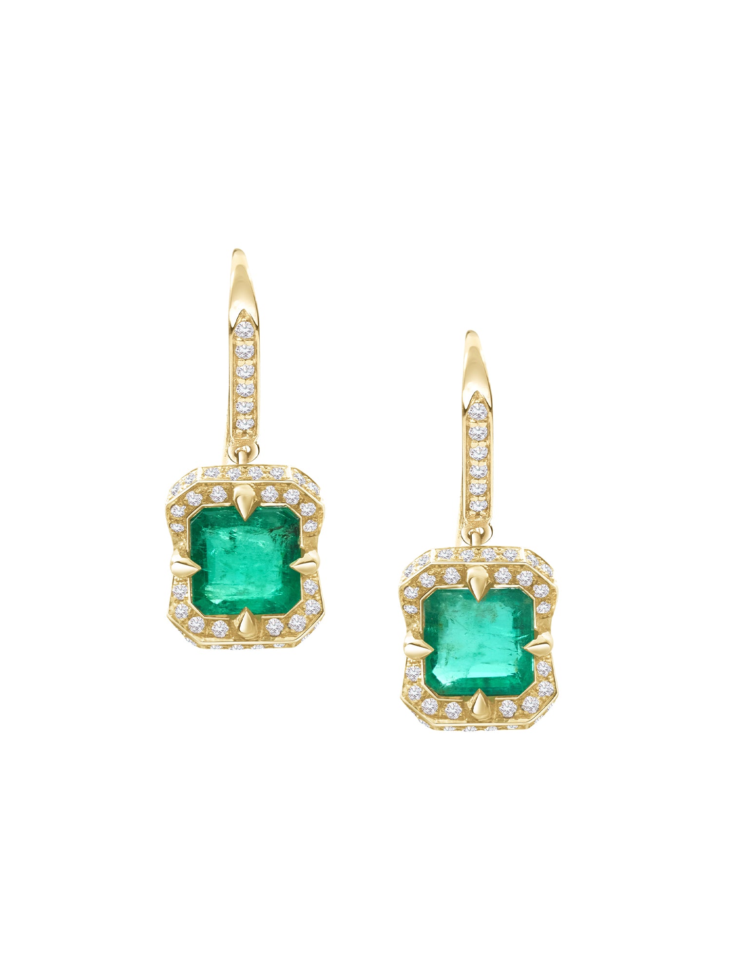 Emerald Aurora Earrings