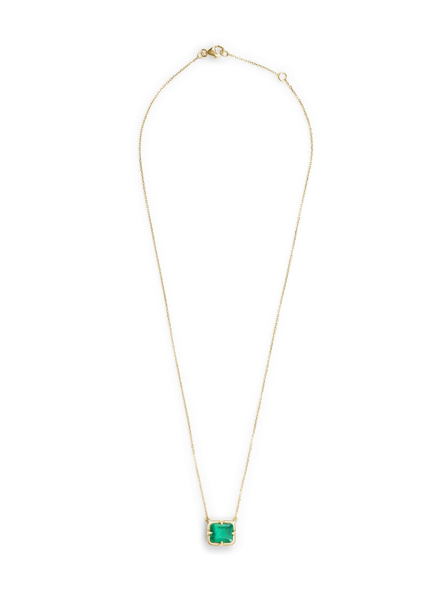 Emerald Compass Necklace