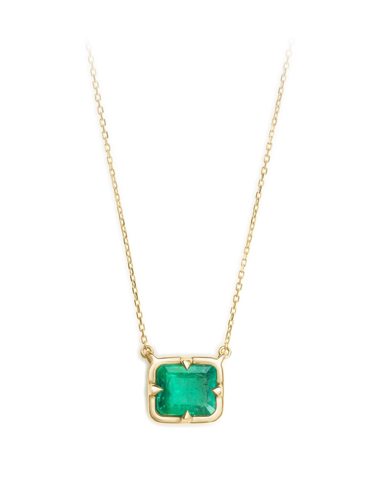 Emerald Compass Necklace