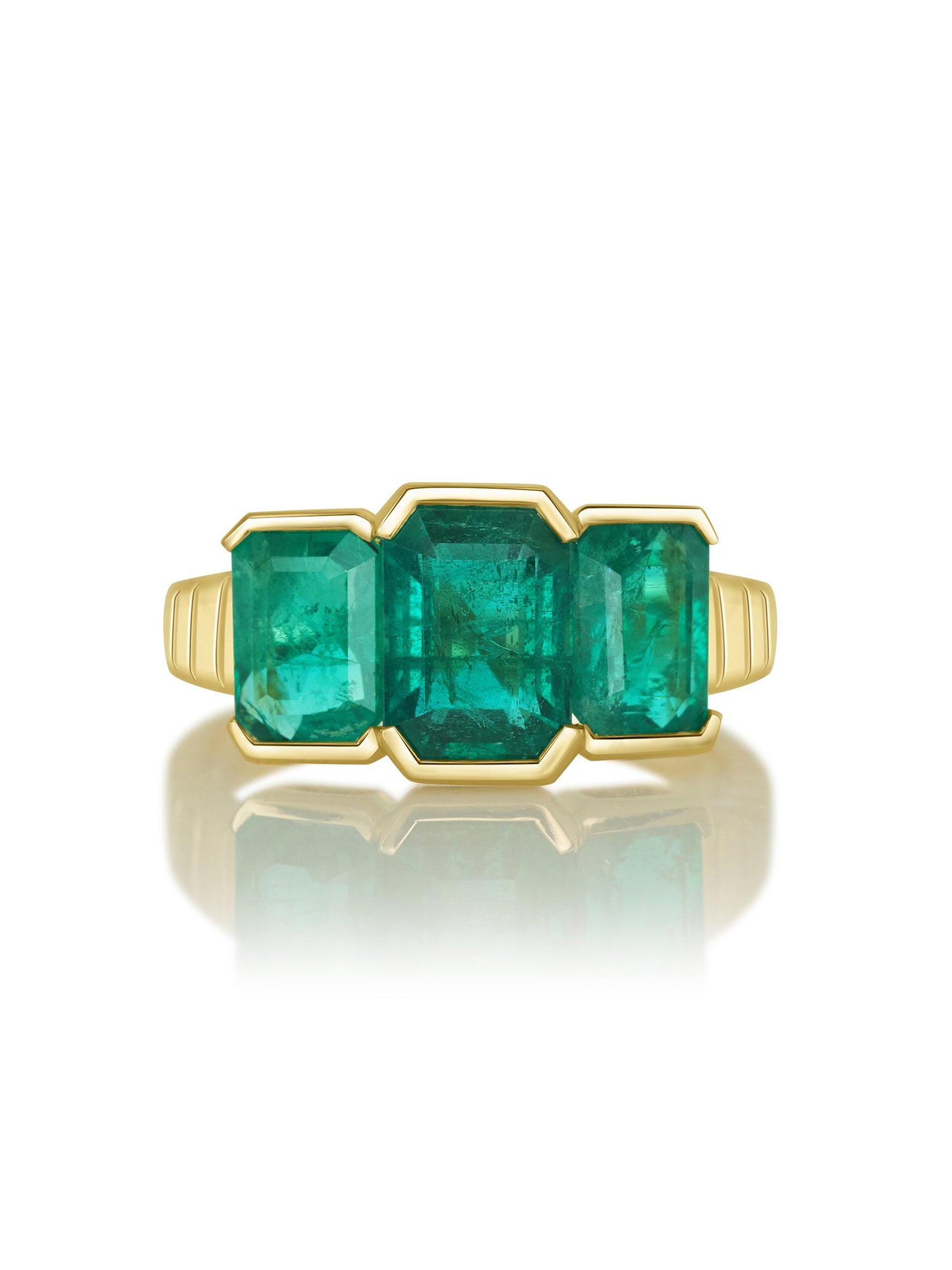 Emerald Tonal Rhythm Ring
