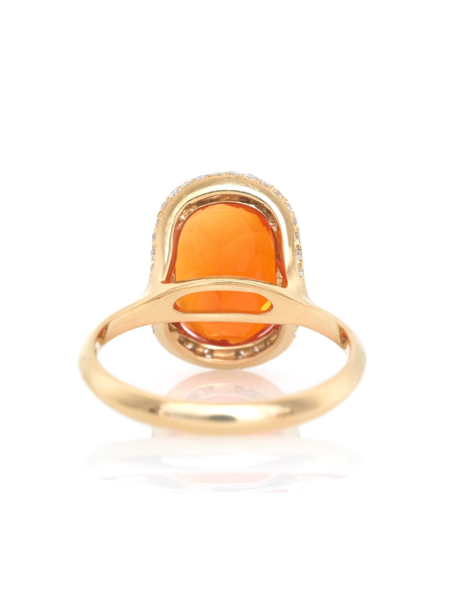 Mexican Fire Opal Aurora Ring