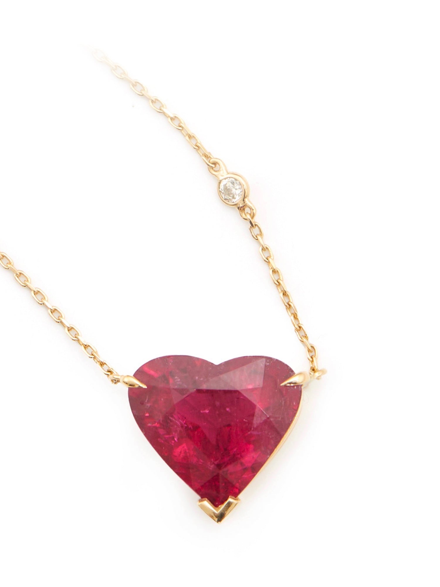 Rubellite Coeur Supreme Necklace