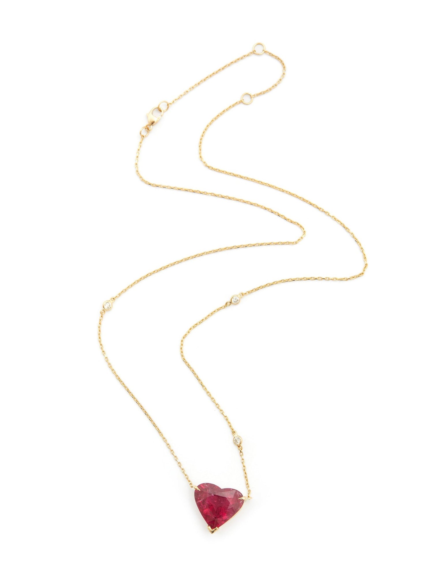 Rubellite Coeur Supreme Necklace