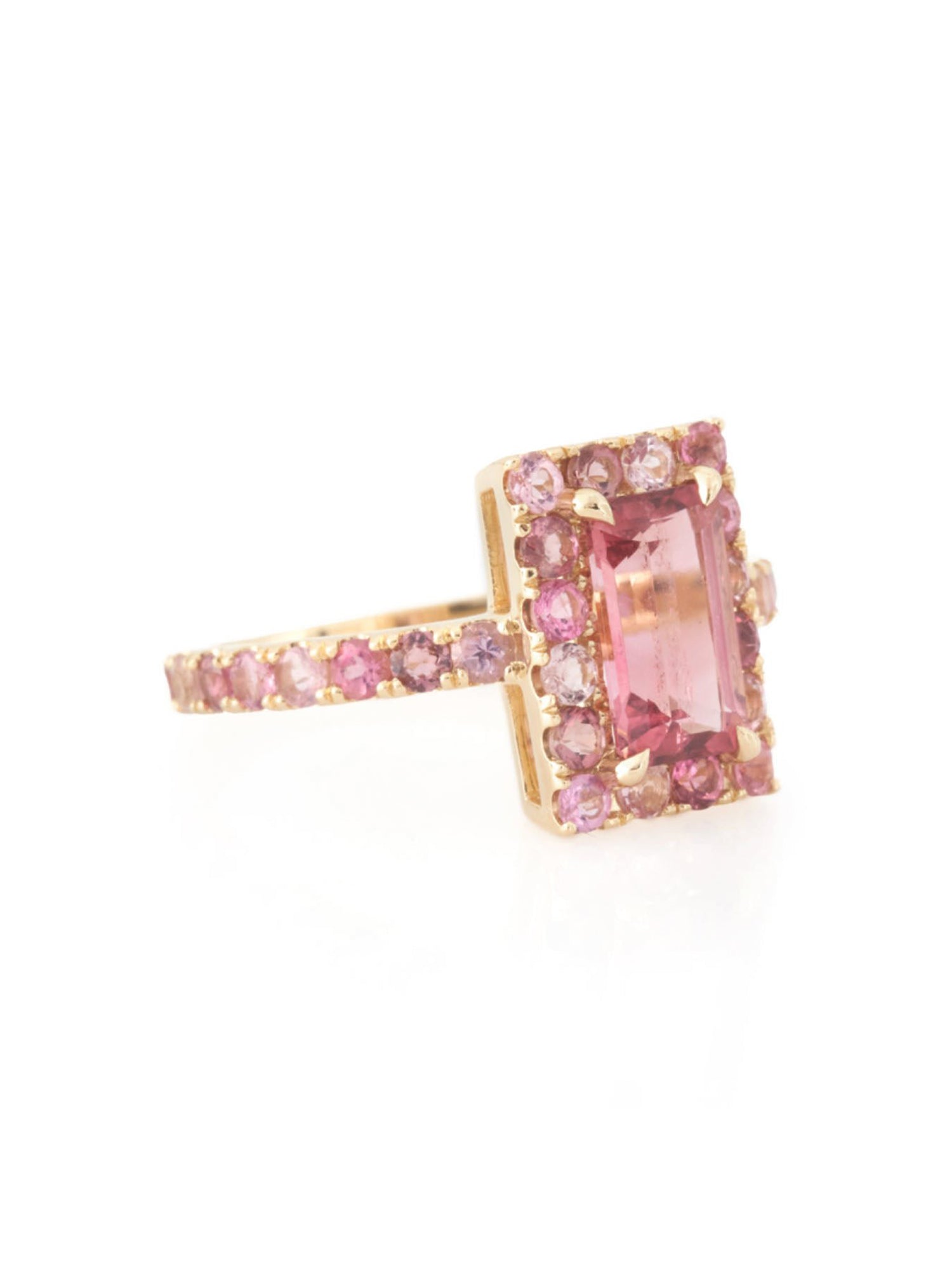 Tourmaline Bubble Gum Candy Ring