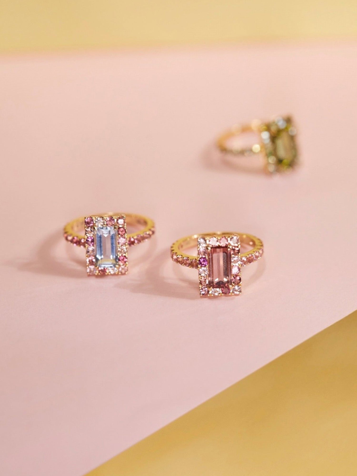 Tourmaline Bubble Gum Candy Ring