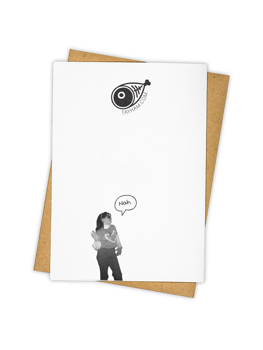 'Hit Me Up' Lips Card