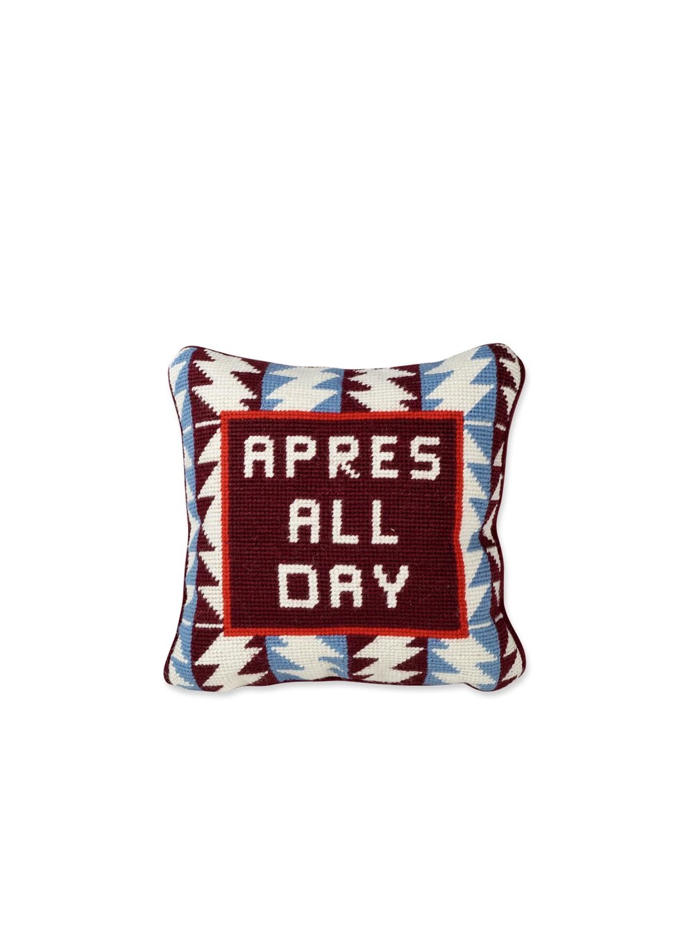 Après All Day Needlepoint Pillow
