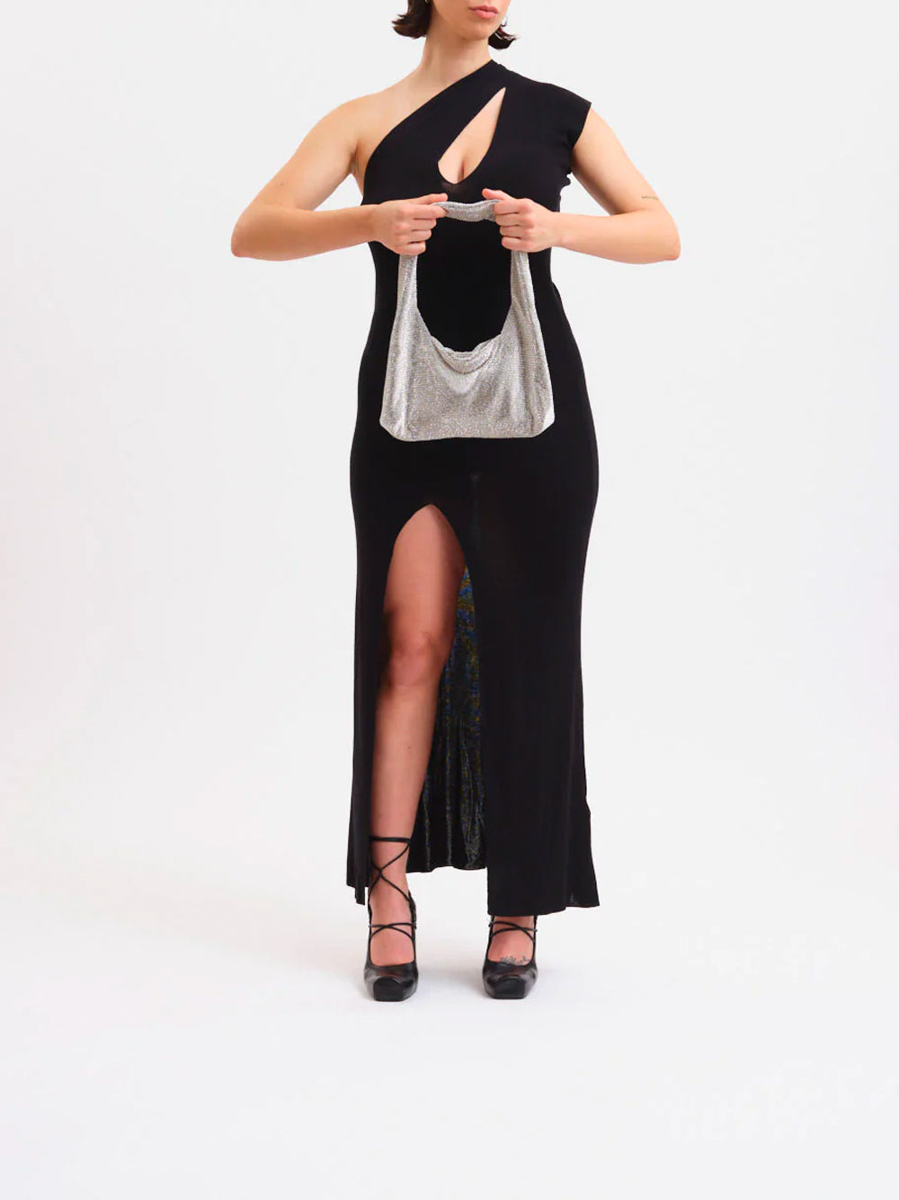 Crystal Mesh Armpit Bag