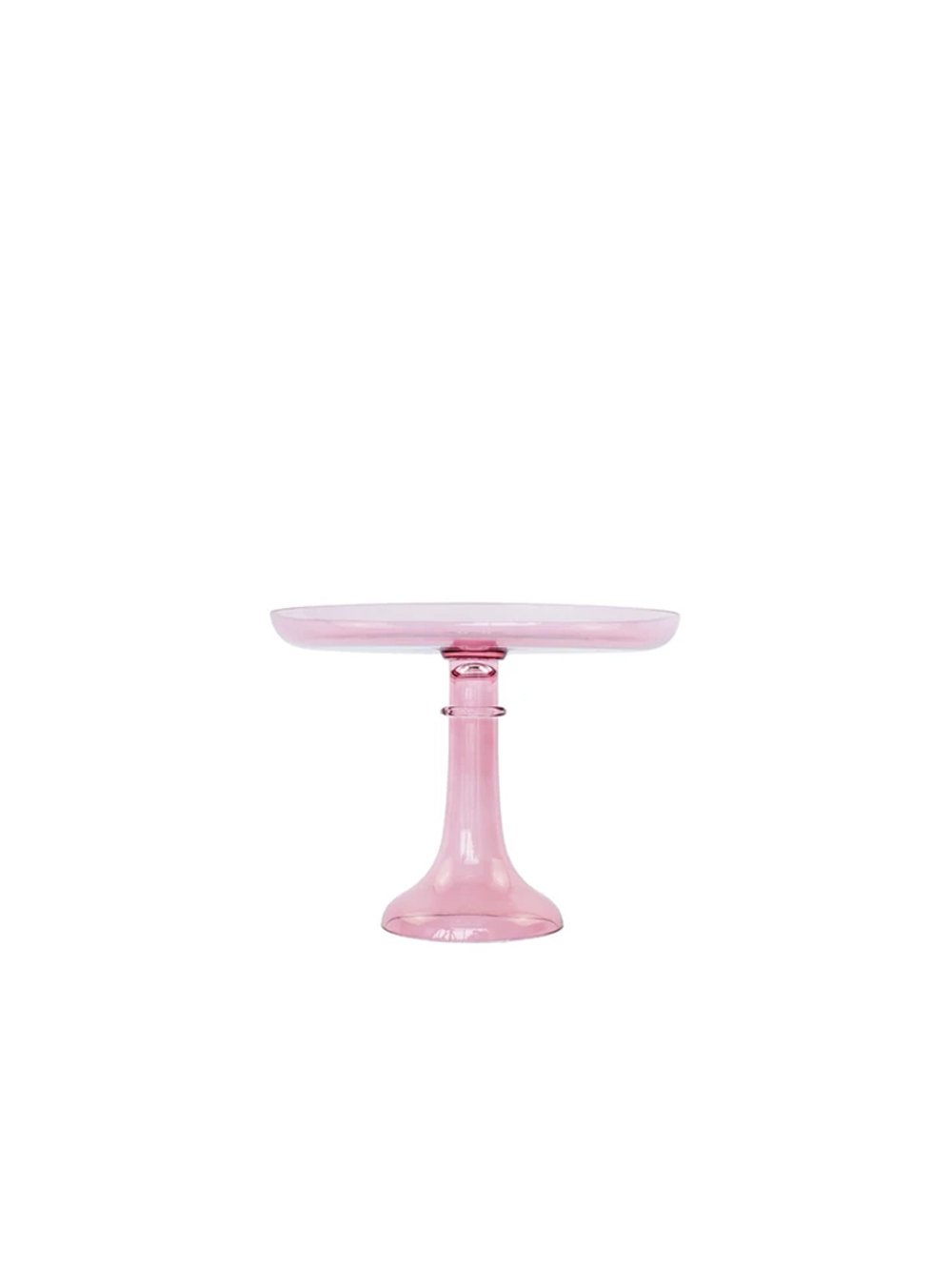 Rose Glass Cake Stand