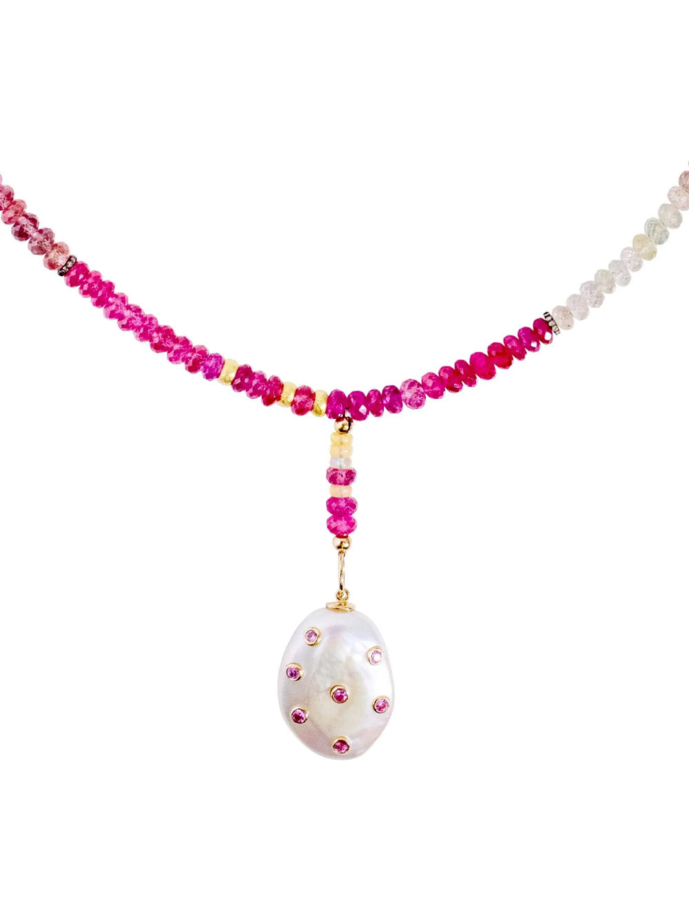 Raspberry Sherbet Necklace