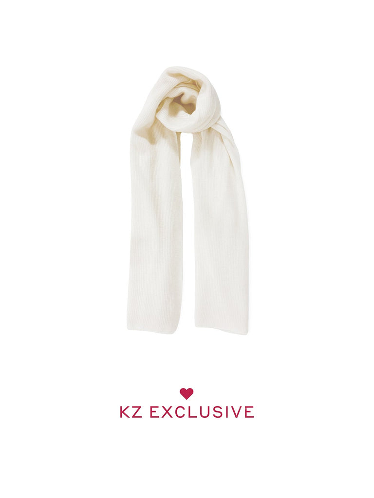 [AWESOME NEEDS]韓国SCARF CAP★JACQUARD WHITE AWESOME NEEDS