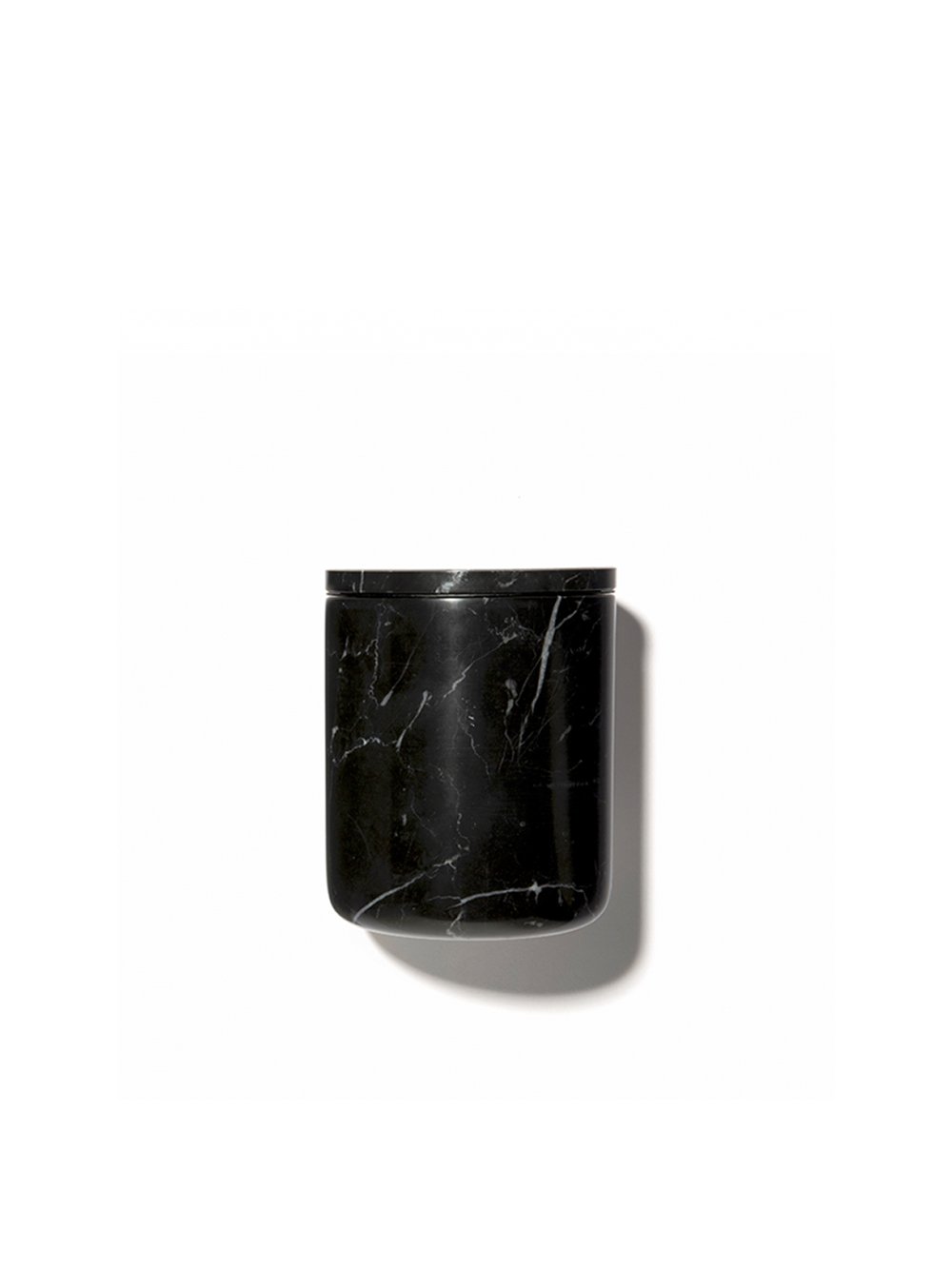 Marquina Marble Candle Vessel
